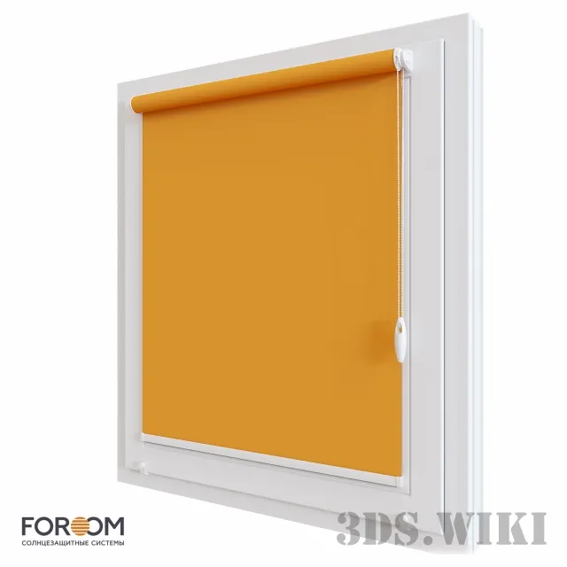 decoration - Roller blinds INTEGRA SLIM 3D Model
