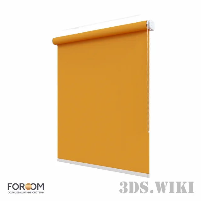 decoration - Roller blinds ROLL 3D Model