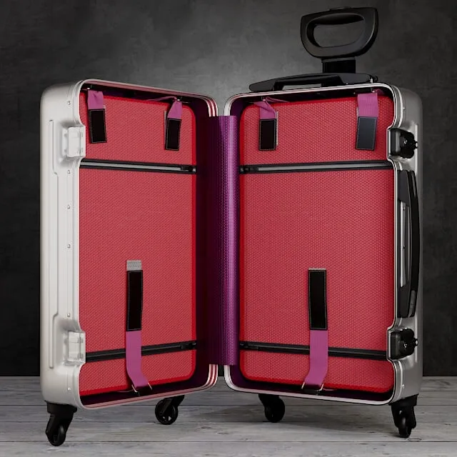 decoration - Rolling Luggage 3D Model