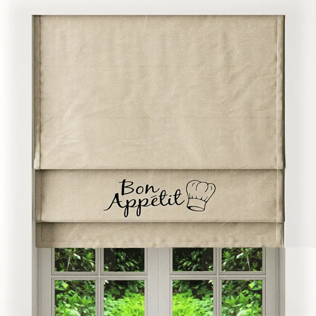 decoration - Roman Blinds 4 3D Model