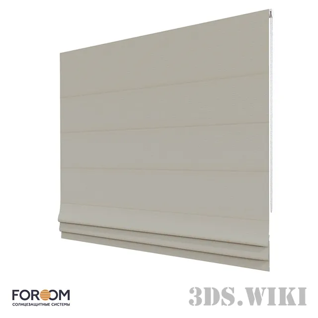 decoration - Roman blinds ROMA 3D Model