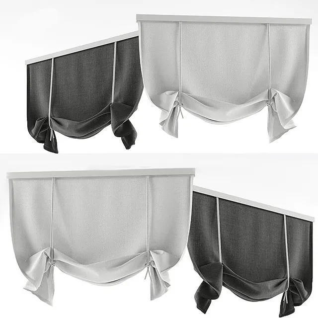 decoration - Roman Curtain 05 3D Model