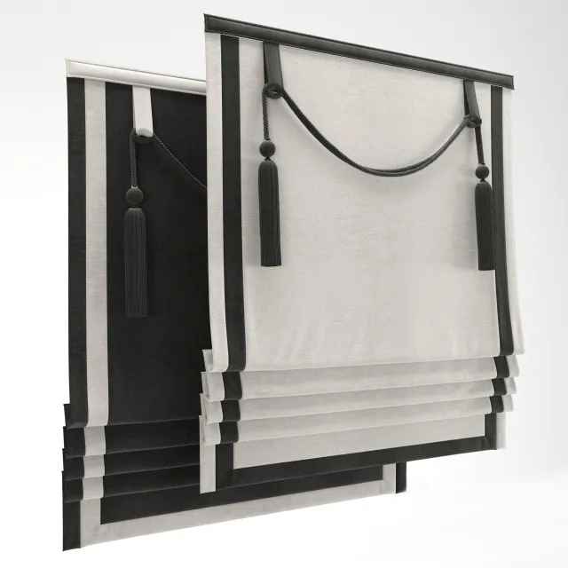 decoration - Roman curtain 19 3D Model