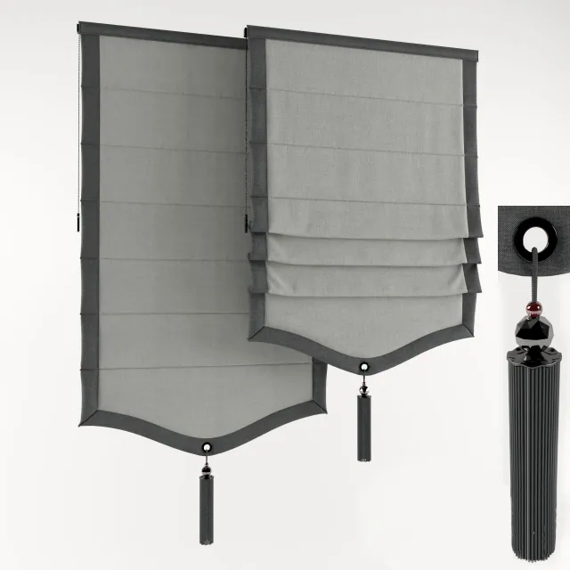 decoration - Roman curtain 94 3D Model