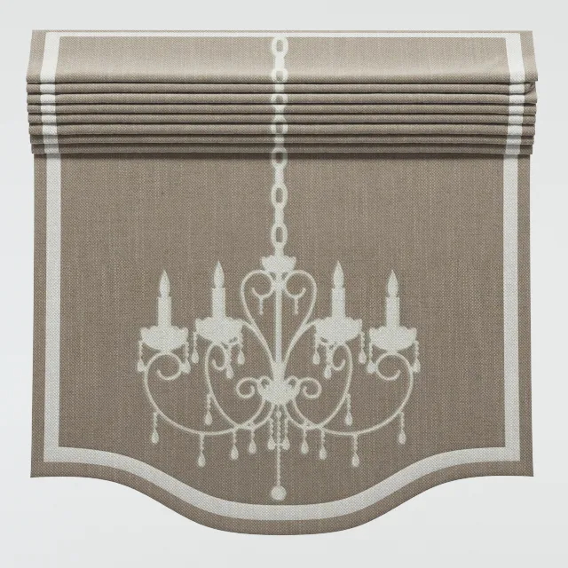 decoration - Roman shade 20 3D Model