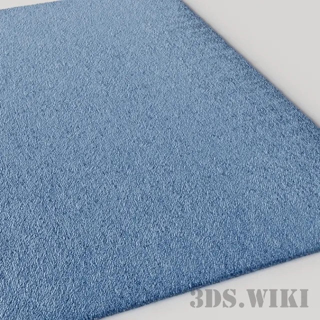 decoration - Round and rectangular kilim 3D Model