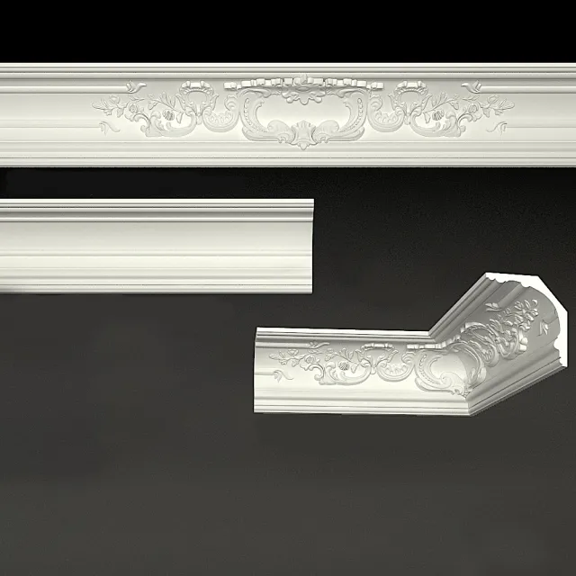 decoration - Sabur decor 2015 cornice KF31 3D Model