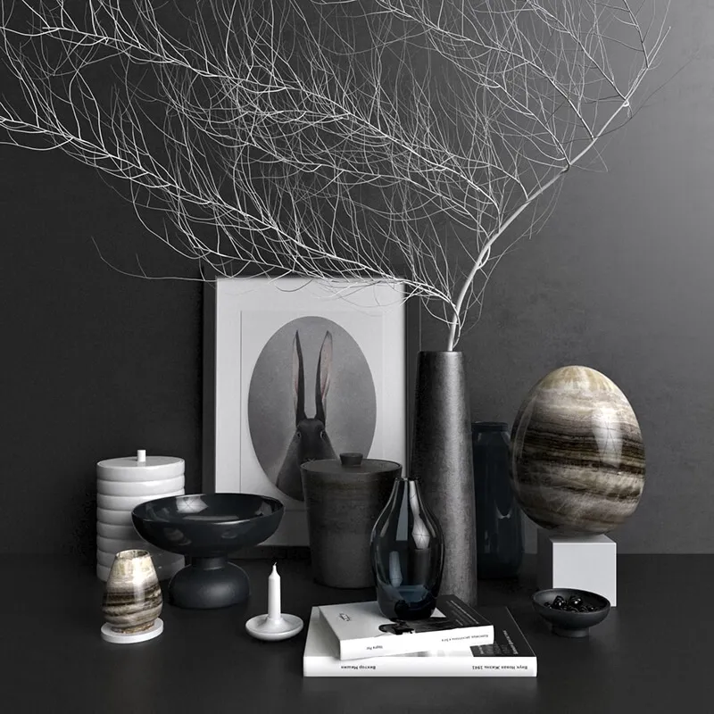 decoration - Scandy  decorative set 3 3D Model