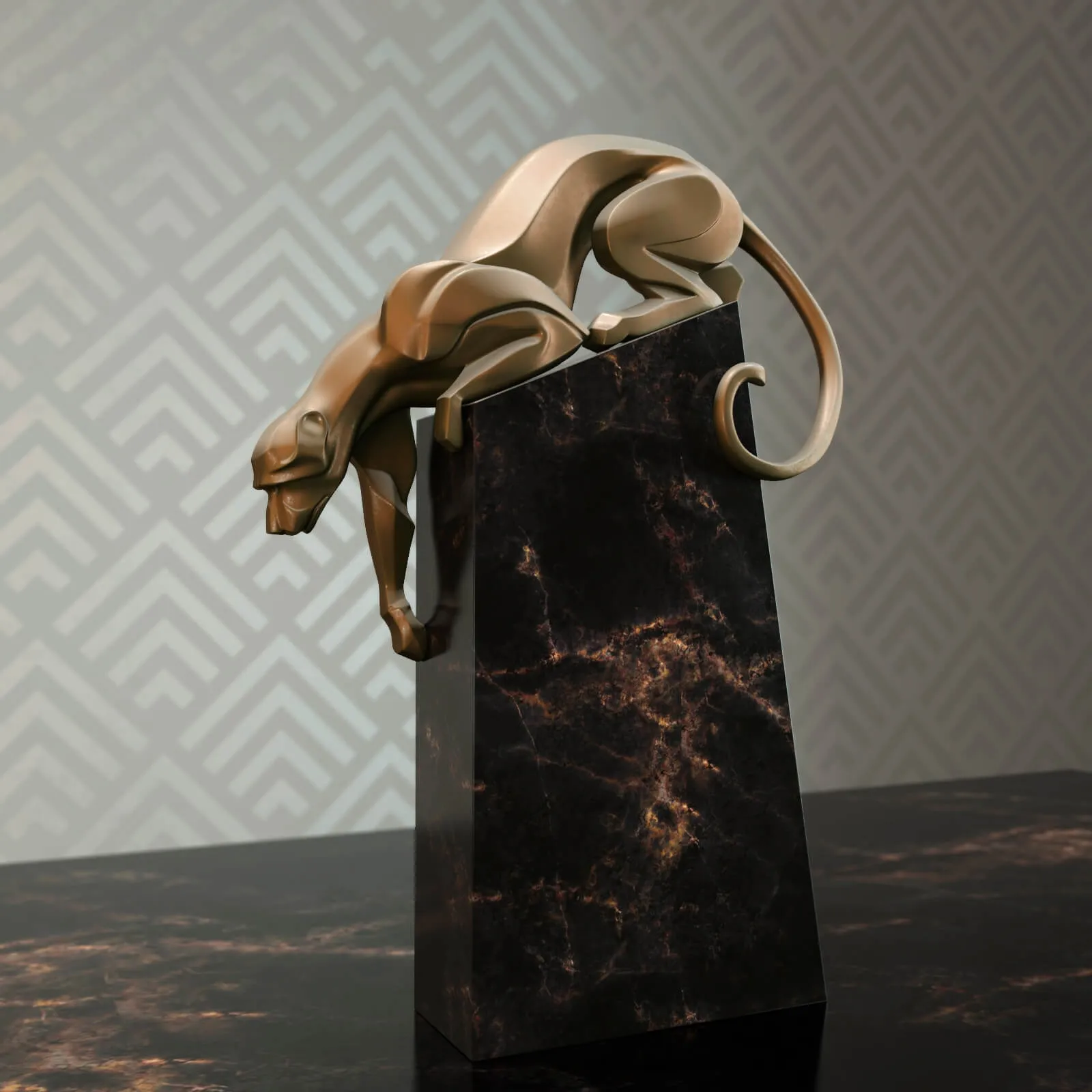 decoration - Sculpture jaguar 3D Model