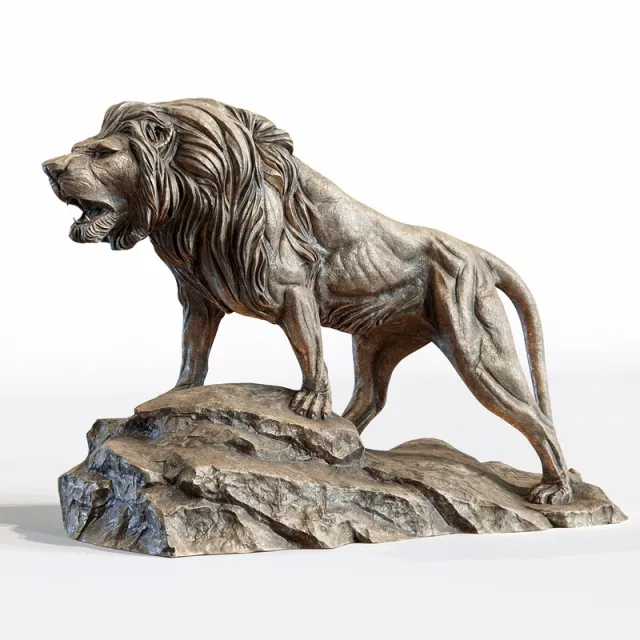 decoration - Sculpture of Leo 3D Model