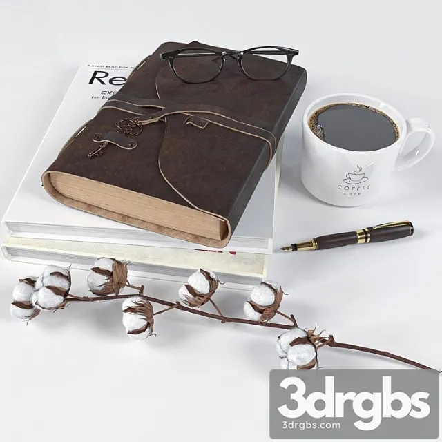 Decoration Set 001 14 3D Model Free