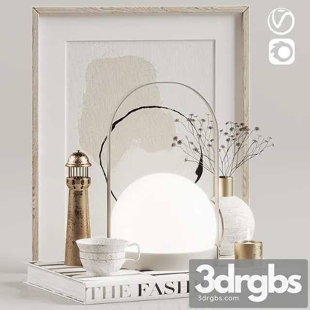 Decoration set 007 3D Model Free