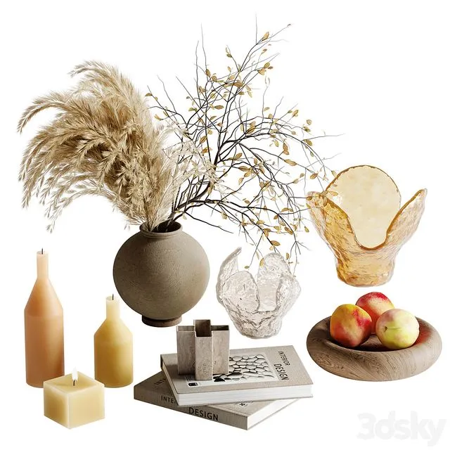 Decoration set 02 3D Model