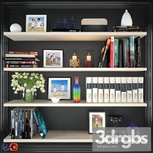 Decoration Set 04 3D Model Free