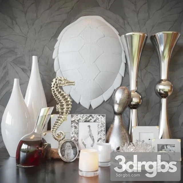 Decoration Set 06 3D Model Free