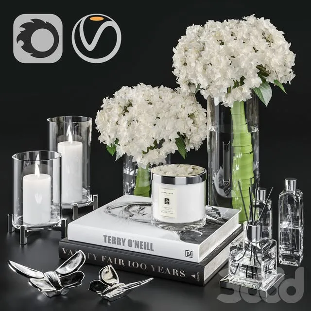 Decoration Set 08 3D Model