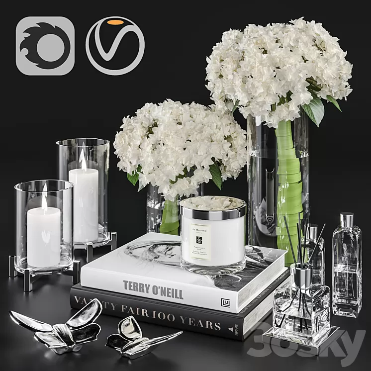 Decoration Set 08 3D Model