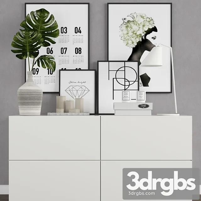 Decoration set 13 3D Model Free