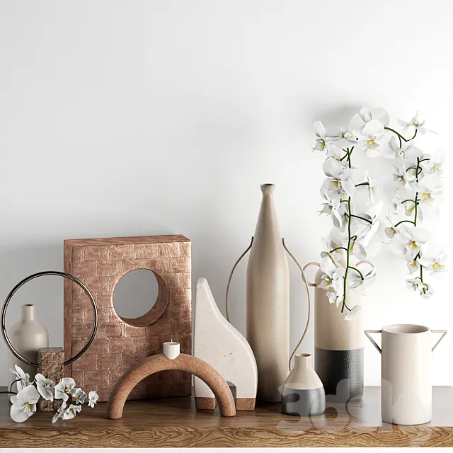 Decoration set 19 by West Elm 3DModel