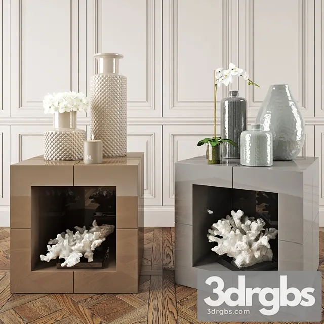 Decoration Set 3 by Kelly Hoppen 3D Model Free
