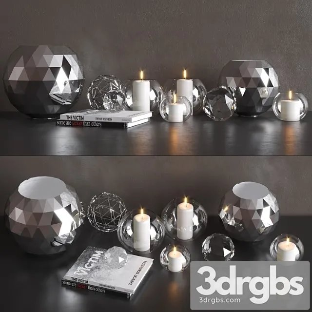 Decoration Set 37 3D Model Free