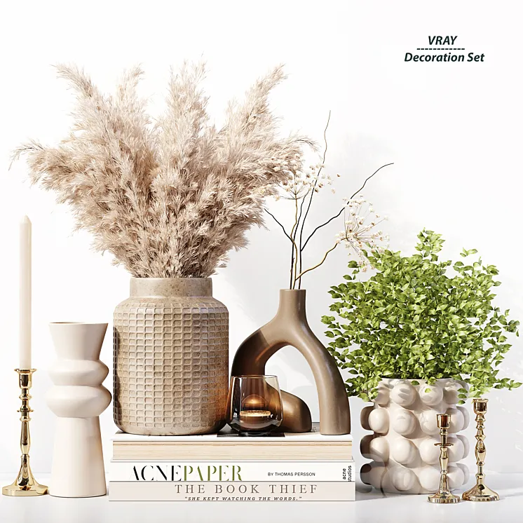 Decoration Set 3D Model Free