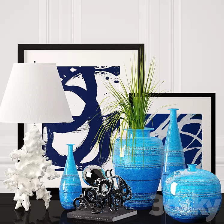 Decoration set by Ethan Allen 3D Model