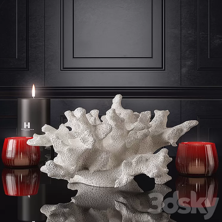 Decoration set by Kelly Hoppen 3D Model
