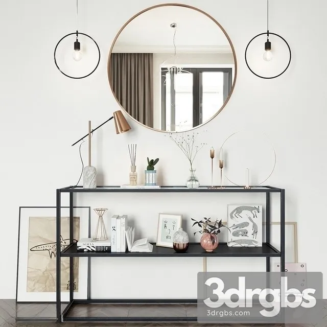 Decoration Set Fox 3D Model Free