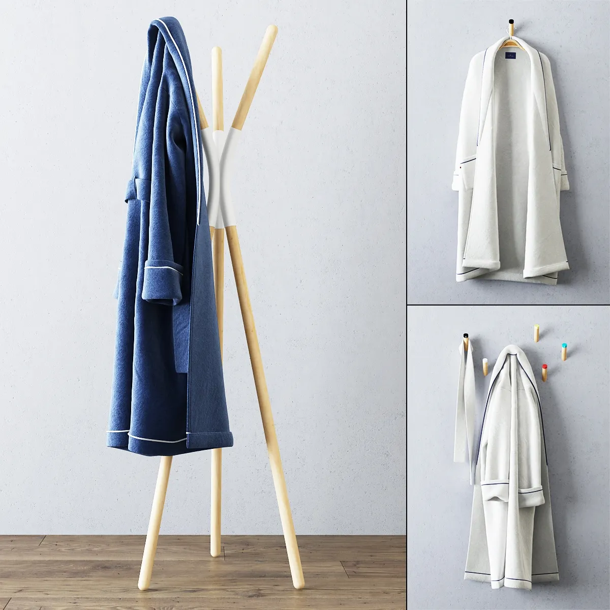 decoration - Set gowns 3D Model