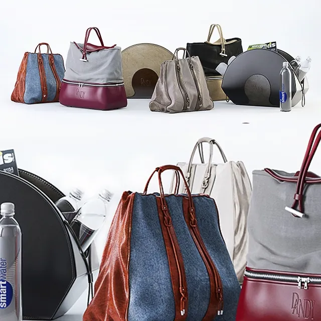 decoration - set of bags - Dandy Bag 3D Model