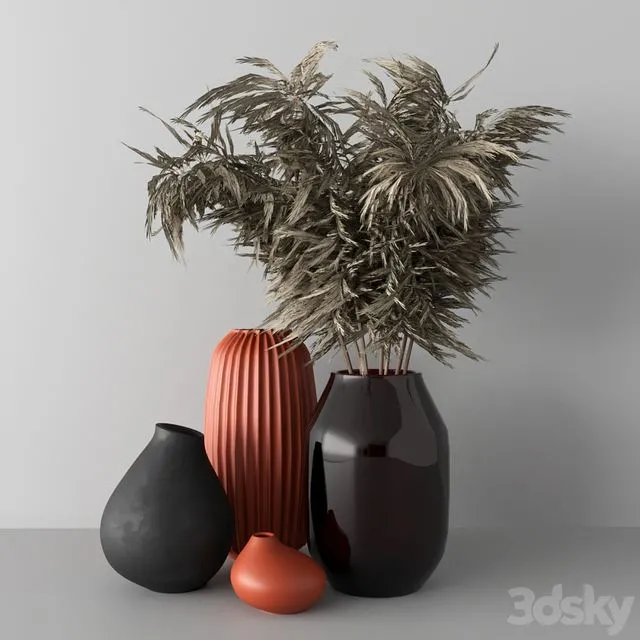 decoration set (vases) 3D Model