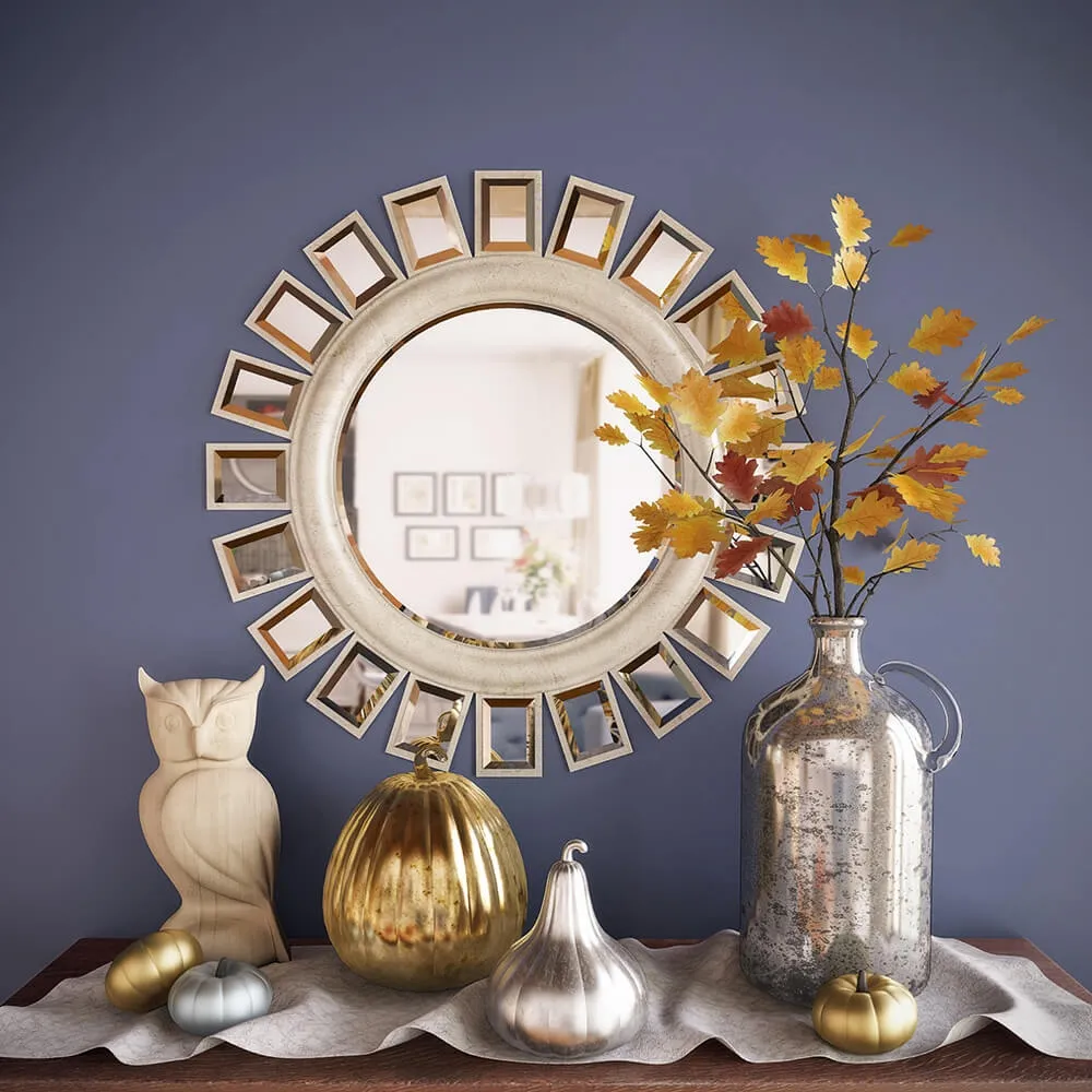 decoration - Set with pumpkins 3D Model