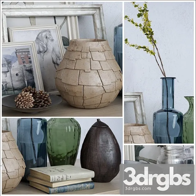 Decoration set_2 3D Model Free