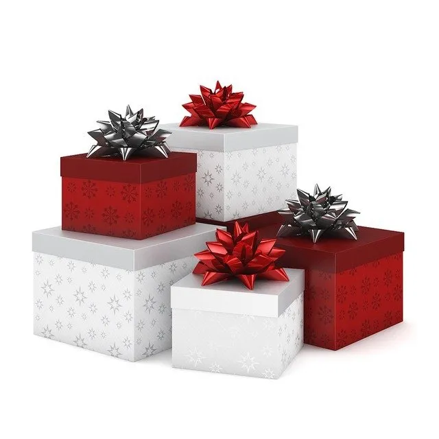 decoration - Several Boxes with Gifts 3D Model