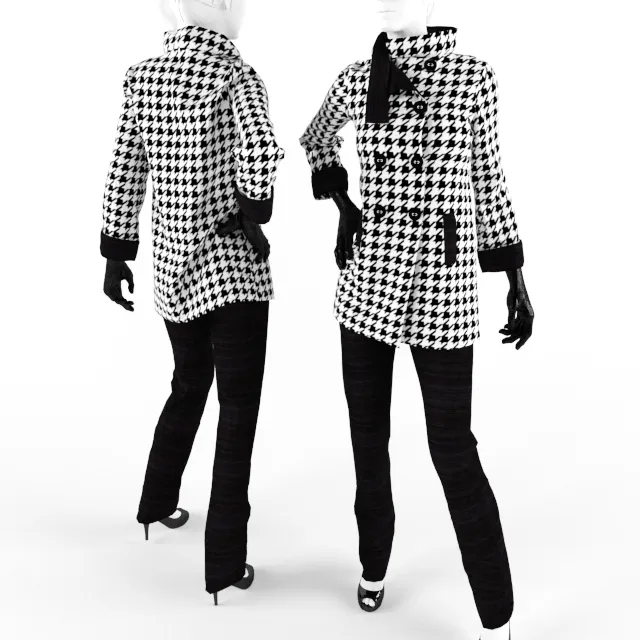 decoration - Short coat 98 3D Model