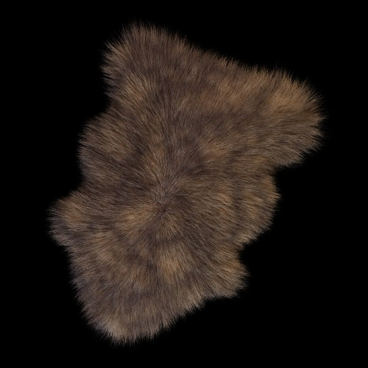 decoration - Skin sheepskin rug 3D Model