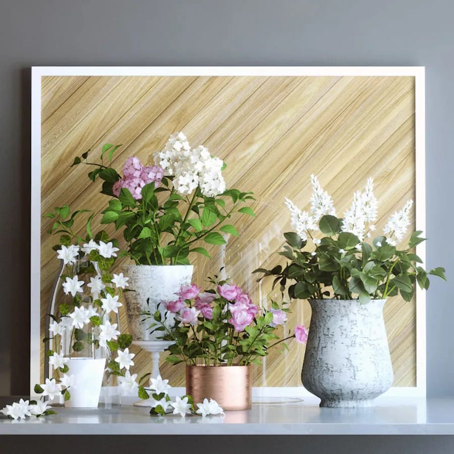 decoration - Spring flowers 56 3D Model