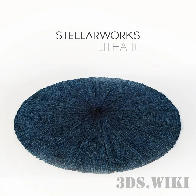 decoration - Stellar Works Litha Carpet # 1 3D Model