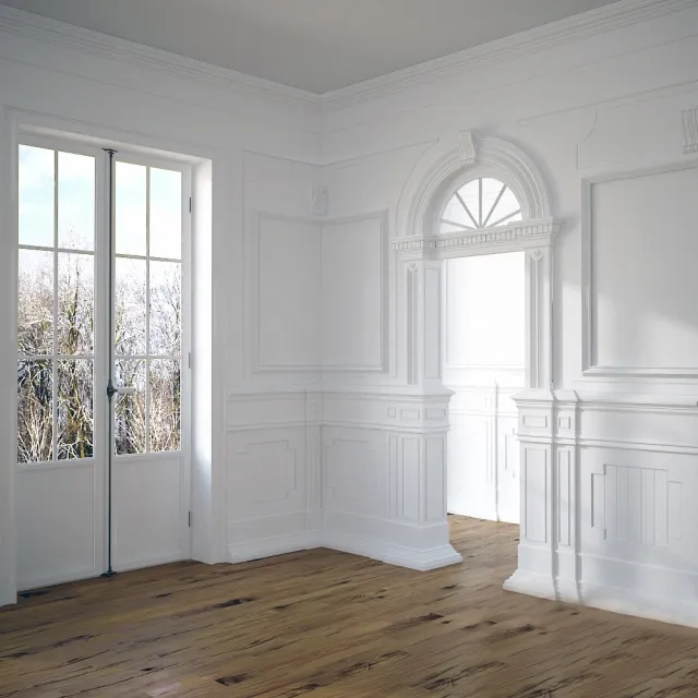 decoration - Stucco for decoration of walls and openings 3D Model