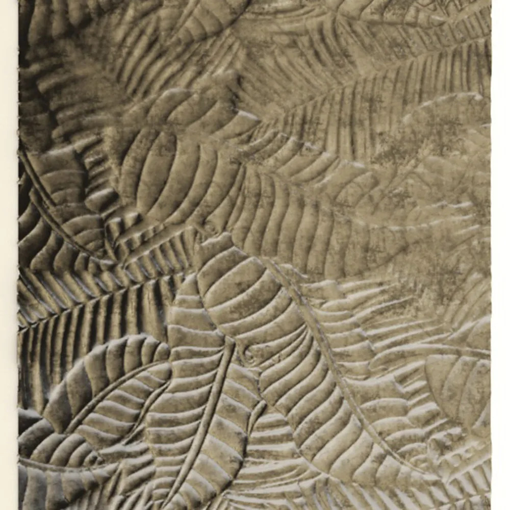 decoration - Stucco molding  with leaf pattern 3D Model