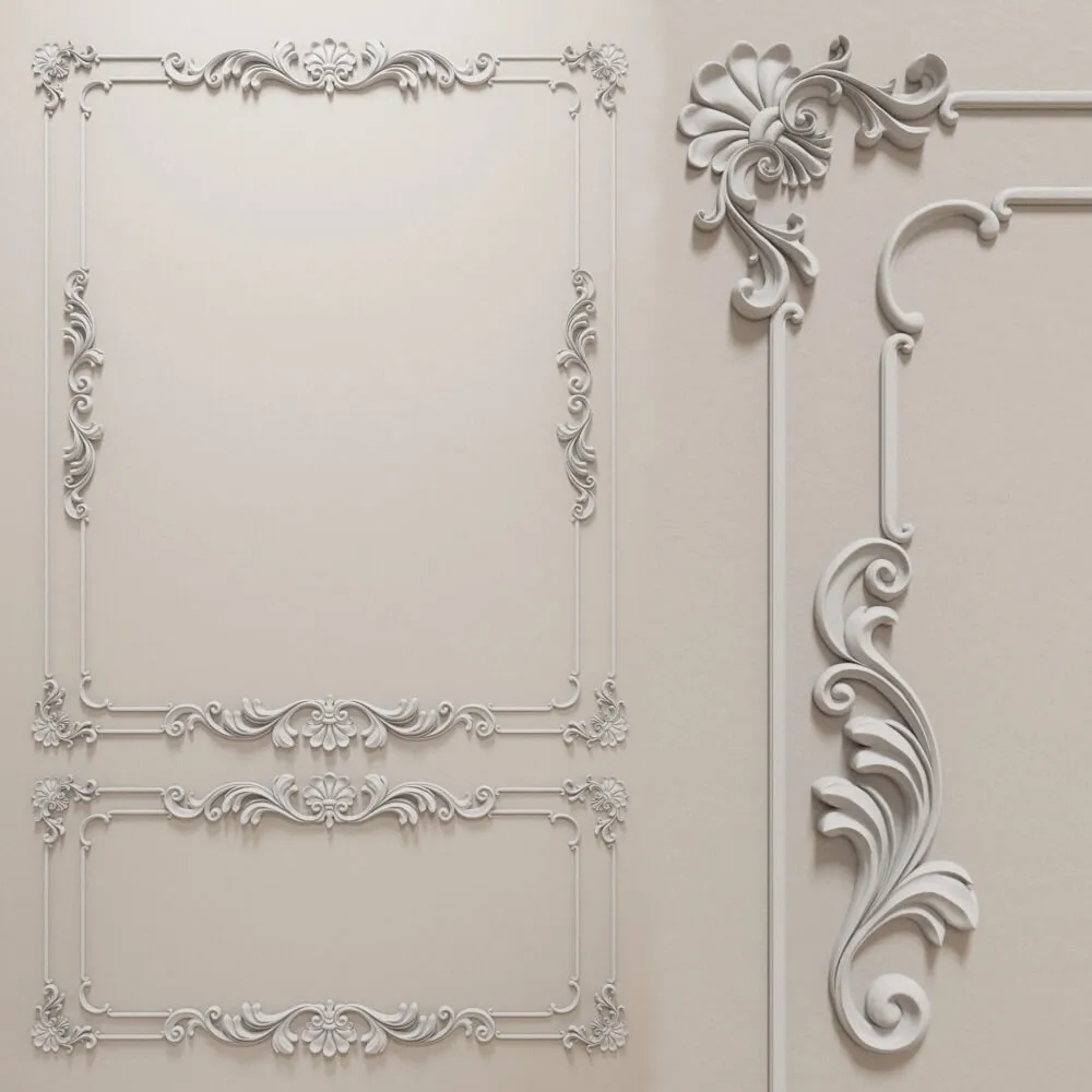 decoration - Stucco_5 3D Model