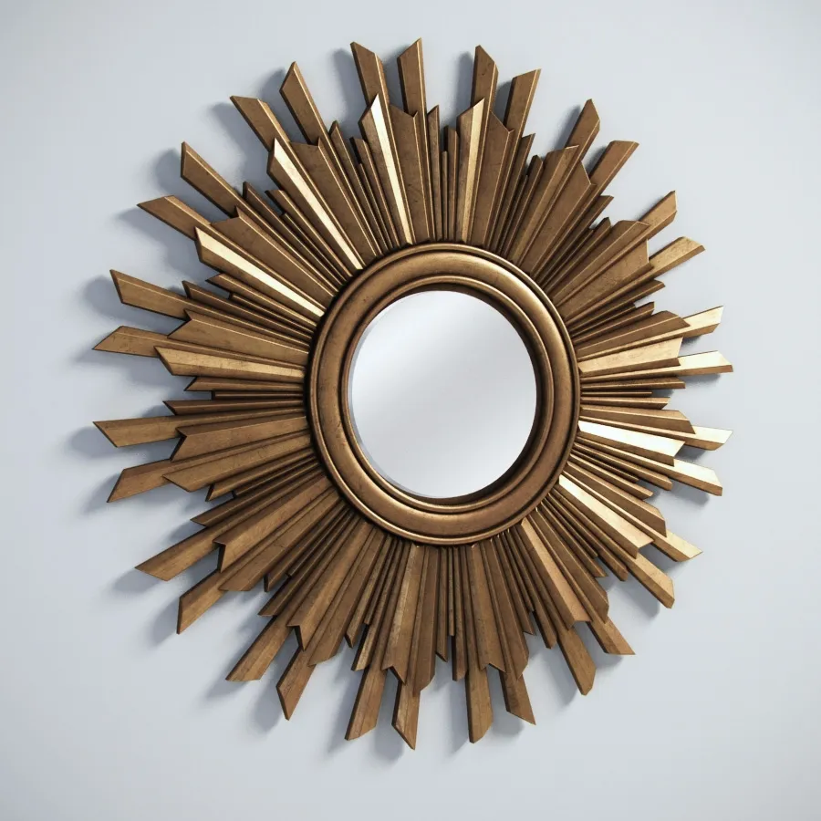 decoration - Sun Mirror 901.014-DBG 3D Model