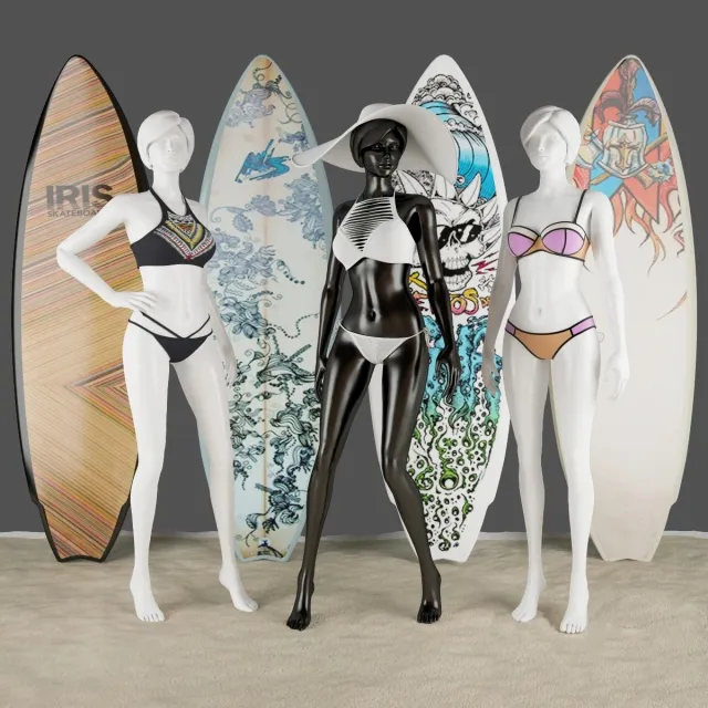decoration - Swimsuits 3D Model