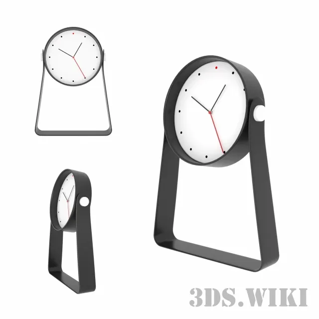 decoration - Table clock GNISSLA IKEA 3D Model