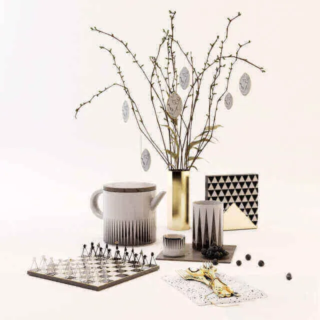 decoration - Table Set 3D Model