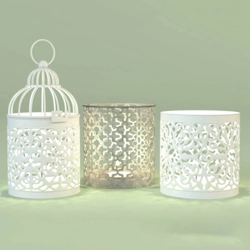 decoration - Tealights - Decoration Zara Home 3D Model