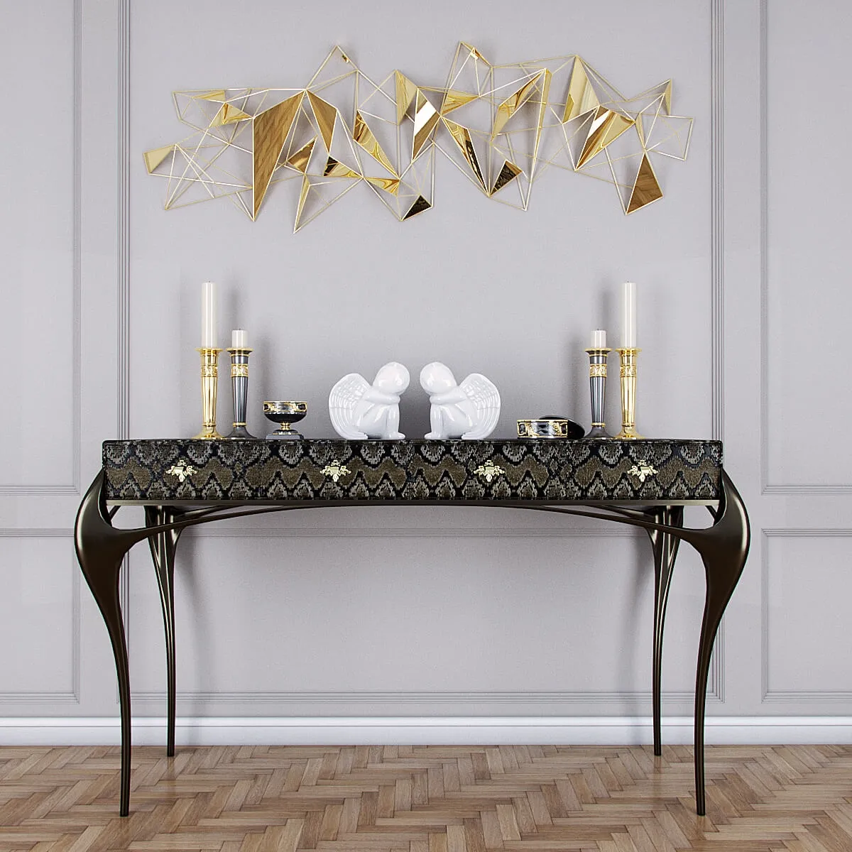 decoration - Temptation Console and  decorative  element 3D Model
