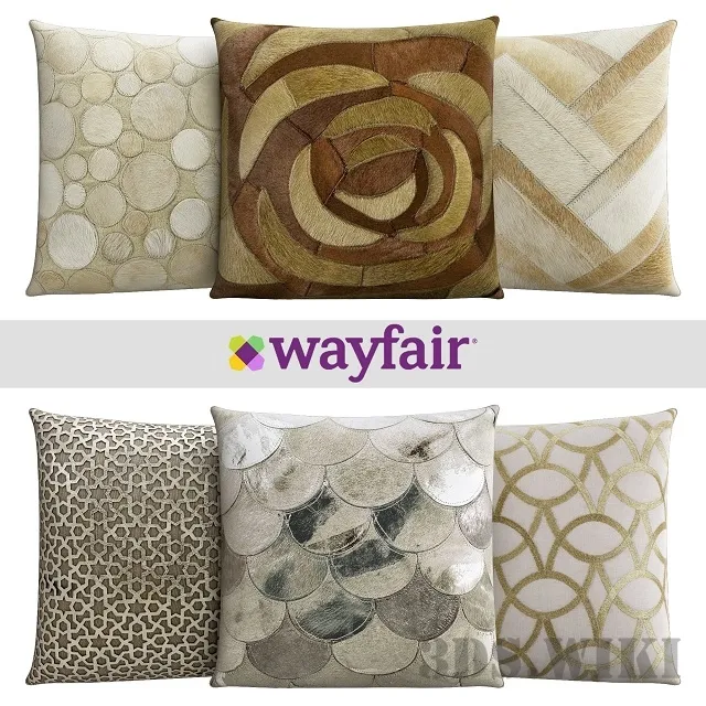 decoration - Throw pillows from Wayfair Shop 3 3D Model