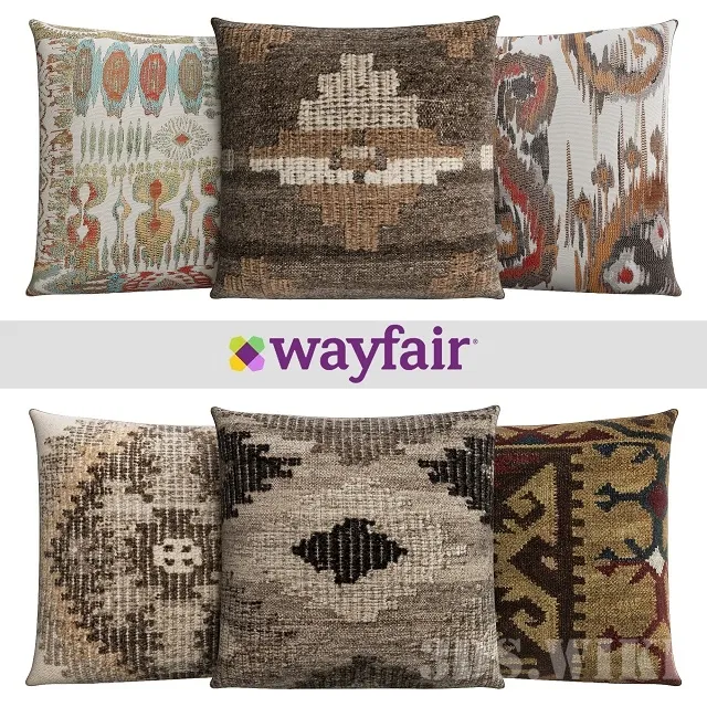 decoration - Throw pillows from Wayfair Shop 7 3D Model
